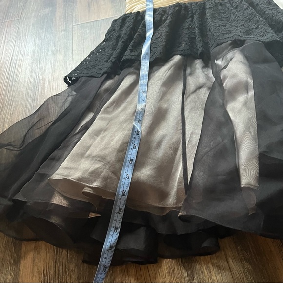 Betsy Johnson Party Dress Mini Strapless Bow Tulle sz 6 - Picture 3 of 14